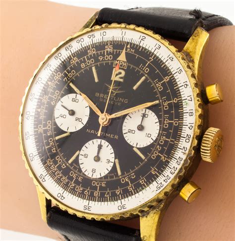 gold plated breitling navitimer|Breitling Navitimer gold price.